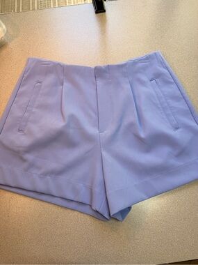 a new day Lavender High-Waist Tailored Shorts